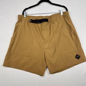Hurley Shorts Mens 2XL Beige Phantom Belted Elastic Waist Outdoor Quick Dry